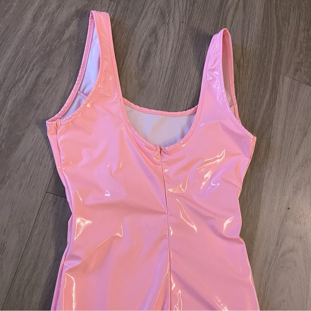 Light Pink Latex Dress - Picture 3 of 7